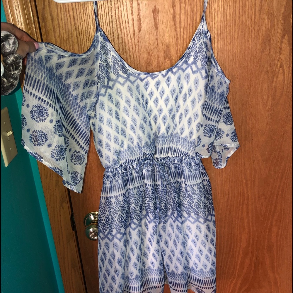 tank, off the shoulder dress